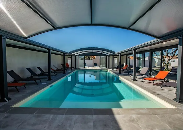 Le Pacha Maison Avec Piscine/parking/wifi/plages 5kms Semesterbostad *